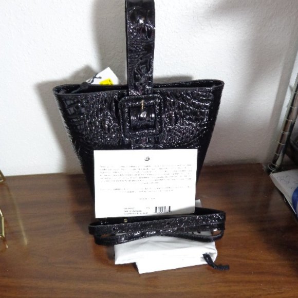 NEW Brahmin Black Faith 3 in 1 Crossbody Shoulder Bag Melbourne Leather EXACT - Picture 10 of 15